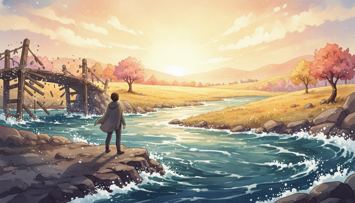 When Life Blows Up Your Bridge: The Secret Longing for a Cosmic Shove