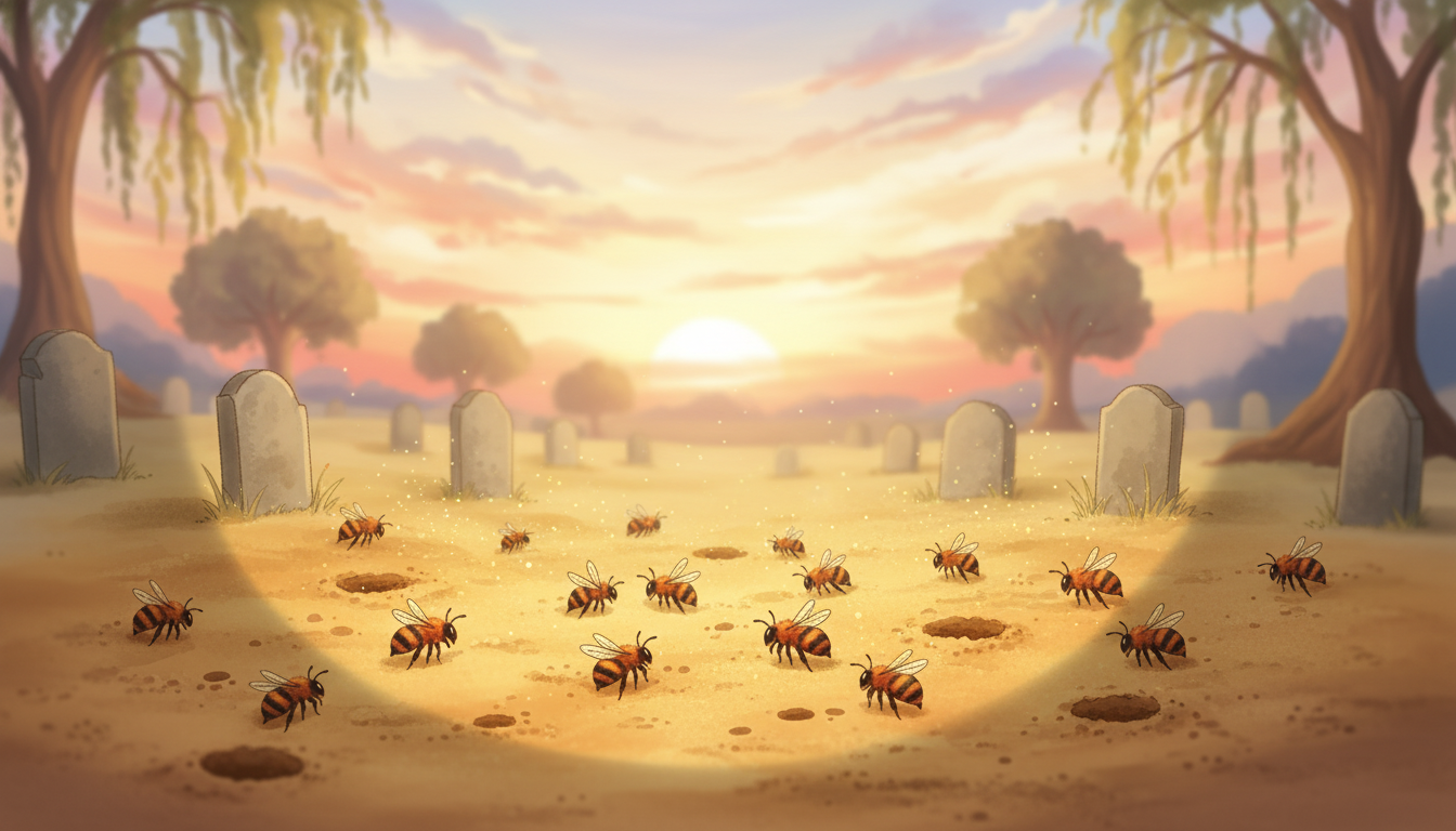 The Quiet Hum Underfoot: What 5 Million Bees in a Cemetery Taught Me About Noticing Life
